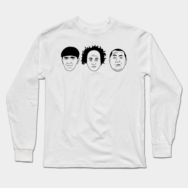 Three Dumbs Long Sleeve T-Shirt by nickbeta